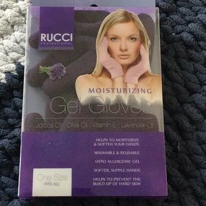 Ruching moisturizing gel gloves